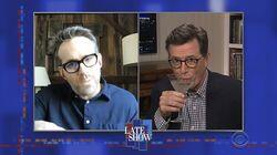 Stephen Colbert from home, with Ryan Reynolds, Keith Urban Stephen Colbert from home, with Ryan Reynolds, Keith Urban