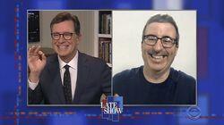 Stephen Colbert from home, with John Oliver Stephen Colbert from home, with John Oliver
