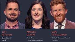Jeff Mitchum Vs. Amanda Ganske Vs. Dave Friedlander, show # 8333. Jeff Mitchum Vs. Amanda Ganske Vs. Dave Friedlander, show # 8333.