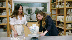 Painting a Ceramic Vase Painting a Ceramic Vase