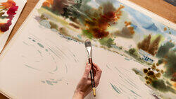 Watercolor Landscape Watercolor Landscape