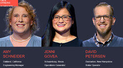 Amy Schneider Vs. Jenni Govea Vs. David Petersen, show # 8486. Amy Schneider Vs. Jenni Govea Vs. David Petersen, show # 8486.