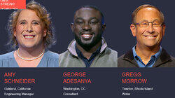 Amy Schneider Vs. George Adesanya Vs. Gregg Morrow,show # 8482. Amy Schneider Vs. George Adesanya Vs. Gregg Morrow,show # 8482.