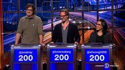Jonah Ray, Ben Kronberg & Ali Wong Jonah Ray, Ben Kronberg & Ali Wong