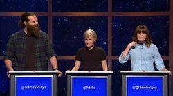 Harley Morenstein, Hannah Hart & Grace Helbig Harley Morenstein, Hannah Hart & Grace Helbig