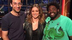Ron Funches, Rick Glassman & Bianca Kajlich Ron Funches, Rick Glassman & Bianca Kajlich