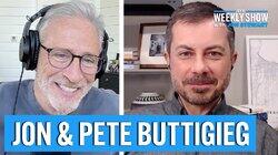 Jon Stewart & Pete Buttigieg on Tariffs, Trump Chaos and the Democrats' Future Jon Stewart & Pete Buttigieg on Tariffs, Trump Chaos and the Democrats' Future