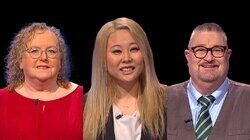 Sharon Stone Vs. Crystal Zhao Vs. Dan Bayer, Show # 8776. Sharon Stone Vs. Crystal Zhao Vs. Dan Bayer, Show # 8776.