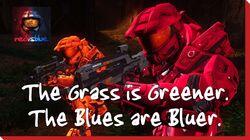 The Grass is Greener. The Blues Are Bluer. The Grass is Greener. The Blues Are Bluer.