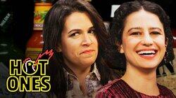 Abbi and Ilana of Broad City Go Numb While Eating Spicy Wings Abbi and Ilana of Broad City Go Numb While Eating Spicy Wings