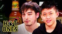 Joji and Rich Brian Play the Newlywed Game While Eating Spicy Wings Joji and Rich Brian Play the Newlywed Game While Eating Spicy Wings
