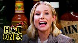 Kristen Bell Ponders Morality While Eating Spicy Wings Kristen Bell Ponders Morality While Eating Spicy Wings