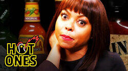 Taraji P. Henson Needs a Stunt Double to Eat Spicy Wings Taraji P. Henson Needs a Stunt Double to Eat Spicy Wings
