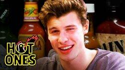 Shawn Mendes Discovers a New Side of Himself While Eating Spicy Wings Shawn Mendes Discovers a New Side of Himself While Eating Spicy Wings