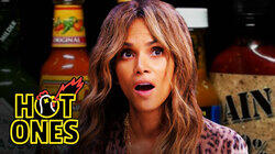 Halle Berry Refuses to Lose to Spicy Wings Halle Berry Refuses to Lose to Spicy Wings