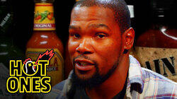 Kevin Durant Sweats It Out Over Spicy Wings Kevin Durant Sweats It Out Over Spicy Wings