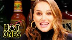 Natalie Portman Pirouettes in Pain While Eating Spicy Wings Natalie Portman Pirouettes in Pain While Eating Spicy Wings