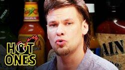 Theo Von Fights the Dark Arts While Eating Spicy Wings Theo Von Fights the Dark Arts While Eating Spicy Wings
