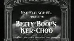 Betty Boop's Ker-Choo Betty Boop's Ker-Choo