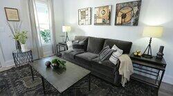 Outdated Townhome Gets a Funky Facelift Outdated Townhome Gets a Funky Facelift