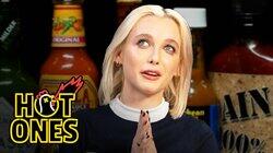 Emma Chamberlain Has a Spiritual Awakening While Eating Spicy Wings Emma Chamberlain Has a Spiritual Awakening While Eating Spicy Wings