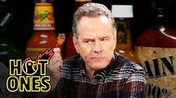 Bryan Cranston Fully Commits While Eating Spicy Wings Bryan Cranston Fully Commits While Eating Spicy Wings