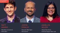 Matt Amodio Vs. Justin Stanley Vs. Angelica Wilcox, show # 8411.