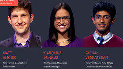 Matt Amodio Vs. Caroline Minkus Vs. Guhan Venkatesan, show # 8409. Matt Amodio Vs. Caroline Minkus Vs. Guhan Venkatesan, show # 8409.