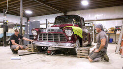Big Wheels, Big Engine - '55 Big Window Truck Big Wheels, Big Engine - '55 Big Window Truck