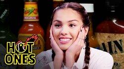 Olivia Rodrigo Burns Her Lips While Eating Spicy Wings Olivia Rodrigo Burns Her Lips While Eating Spicy Wings