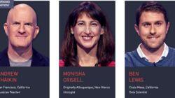 Andrew Chaikin Vs. Monisha Crisell Vs. Ben Lewis, show # 8211. Andrew Chaikin Vs. Monisha Crisell Vs. Ben Lewis, show # 8211.