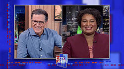 Stacey Abrams, Thomas Middleditch Stacey Abrams, Thomas Middleditch