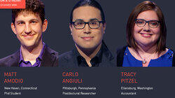 Matt Amodio Vs. Carlo Angiuli Vs. Tracy Pitzel, show # 8406. Matt Amodio Vs. Carlo Angiuli Vs. Tracy Pitzel, show # 8406.