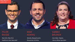 Tyler Rhode Vs. Mike Norris Vs. Carrie Bruner, show # 8436. Tyler Rhode Vs. Mike Norris Vs. Carrie Bruner, show # 8436.
