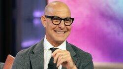 Stanley Tucci, Maria Becerra, Douglas Emhoff Stanley Tucci, Maria Becerra, Douglas Emhoff
