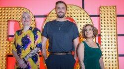 Iain Stirling, Harriet Dyer, Maria Shehata Iain Stirling, Harriet Dyer, Maria Shehata