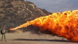 Flamethrower vs. Fire Truck Flamethrower vs. Fire Truck