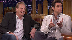 Jim Carrey & Jeff Daniels, Taylor Schilling, Ed Sheeran Jim Carrey & Jeff Daniels, Taylor Schilling, Ed Sheeran