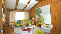 Wood Living Room Makeover Wood Living Room Makeover