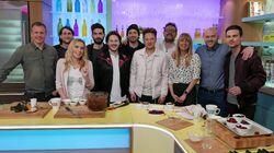Conor Maynard, Guy Garvey, Sara Cox, Sara Pascoe Conor Maynard, Guy Garvey, Sara Cox, Sara Pascoe