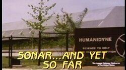 Sonar... And Yet So Far Sonar... And Yet So Far