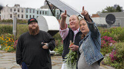 Mario Batali with Action Bronson Mario Batali with Action Bronson