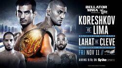 Bellator 164: Koreshkov vs. Lima 2 Bellator 164: Koreshkov vs. Lima 2