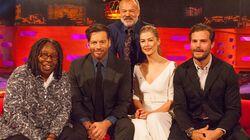 Whoopi Goldberg, Jamie Dornan, Rosamund Pike, Harry Connick Jr., BTS Whoopi Goldberg, Jamie Dornan, Rosamund Pike, Harry Connick Jr., BTS