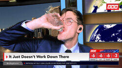 Grant Anthony O'Brien has a Mouthful of Water Grant Anthony O'Brien has a Mouthful of Water