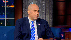 Sen. Cory Booker, Jalen Brunson, Keegan-Michael Key Sen. Cory Booker, Jalen Brunson, Keegan-Michael Key