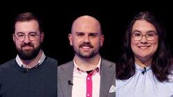 Andrew Hayes Vs. Dave Widmayer Vs. Kat Donahoe, Show # 9244. Andrew Hayes Vs. Dave Widmayer Vs. Kat Donahoe, Show # 9244.
