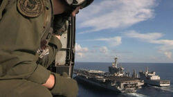 On Board an Aircraft Carrier On Board an Aircraft Carrier