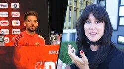 Kat Kerkhofs vermomt zich als Russische journaliste en prankt Dries Mertens Kat Kerkhofs vermomt zich als Russische journaliste en prankt Dries Mertens