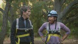 Kevin Bacon Does a High-Ropes Course Kevin Bacon Does a High-Ropes Course